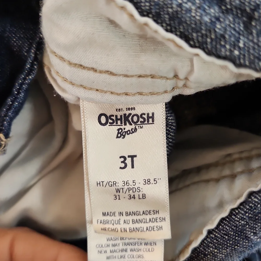 OshKosh B'Gosh Vintage Vestback Denim Overall Romper / Jumper UNISEX